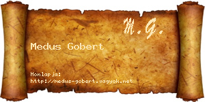 Medus Gobert névjegykártya